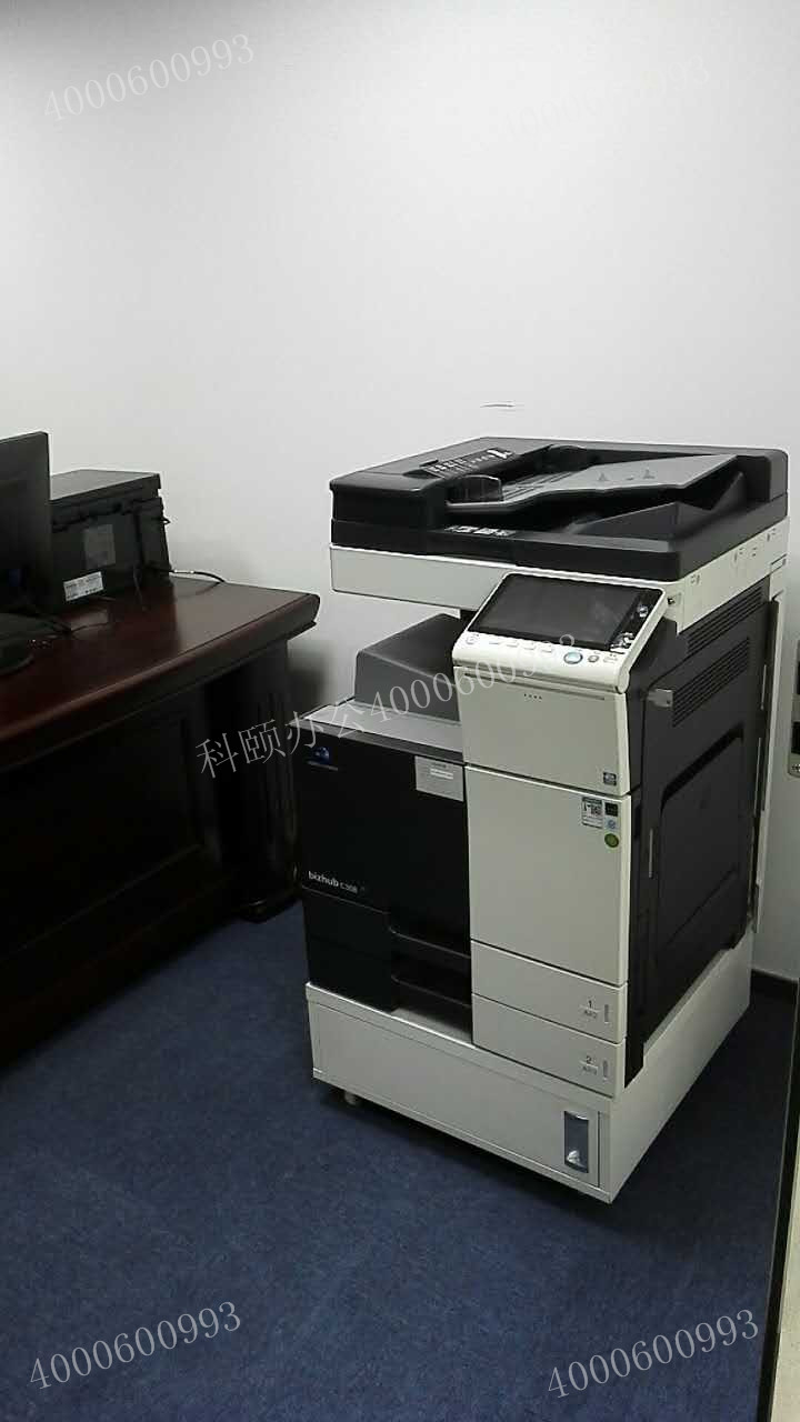 給廣州某外貿(mào)公司安裝柯尼卡美能達(dá)彩色復(fù)印機(jī)bizhubC308-科頤辦公