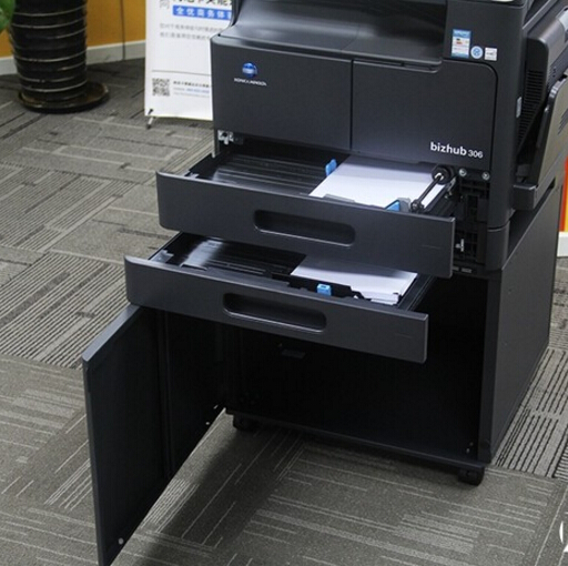 柯尼卡美能達(dá)306雙紙盒+紙柜+文稿臺-科頤辦公