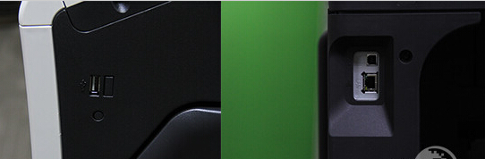 柯尼卡美能達(dá)C266用于連接電腦的D型USB接口以及有線網(wǎng)絡(luò)接口-科頤辦公