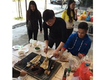 柯尼卡美能達復(fù)印機增值服務(wù)商--科頤辦公舉辦初冬第一場溫暖戶外活動—BBQ記